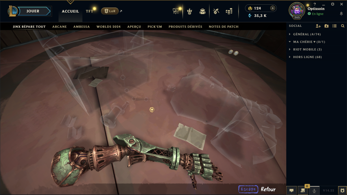 LoL Jinx répare tout soluce Acte 1, 2 et 3 guide complet pour le minijeu sur le client