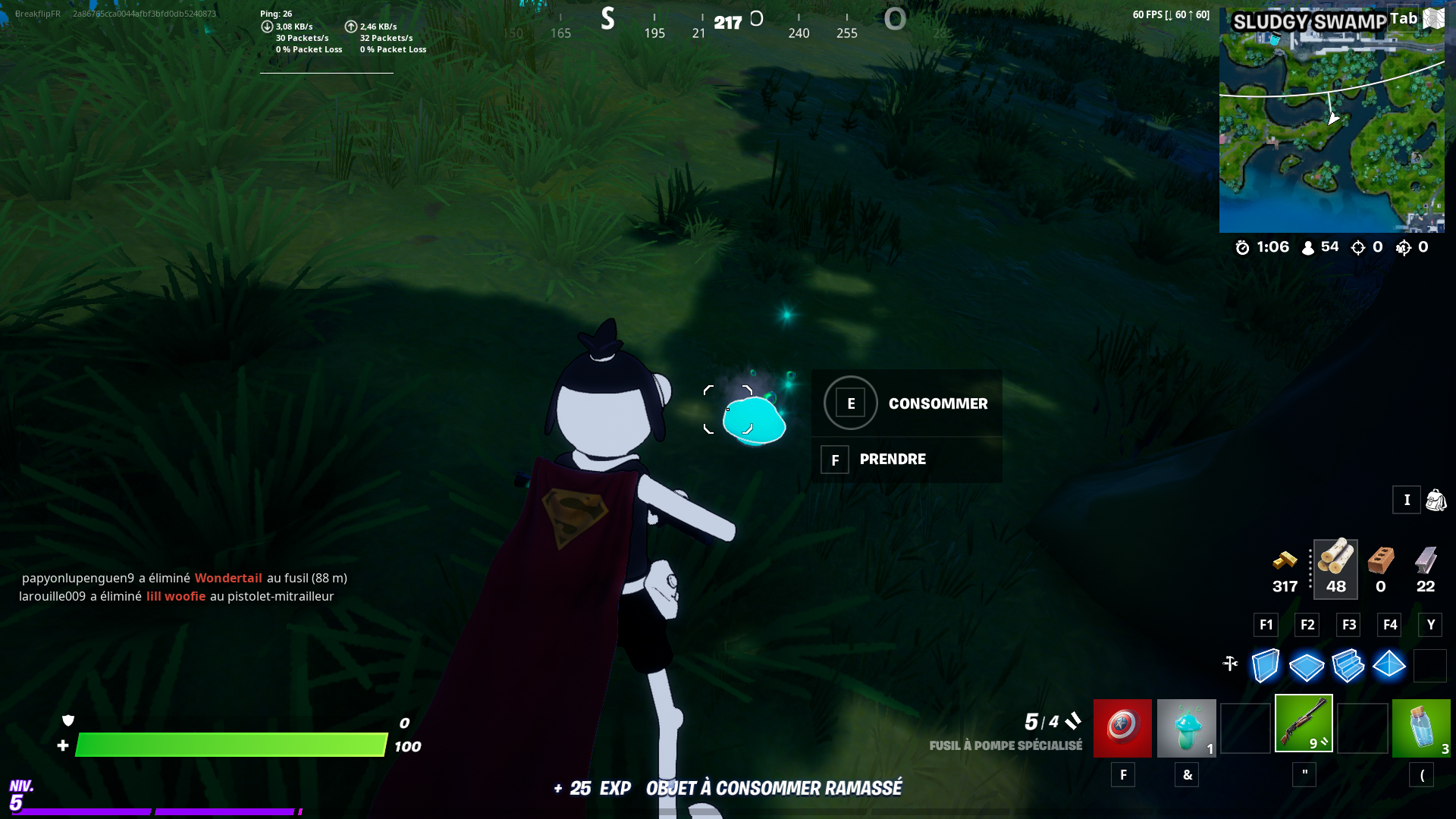 Cueillir des champignons Fortnite, défis saison 8 - Breakflip
