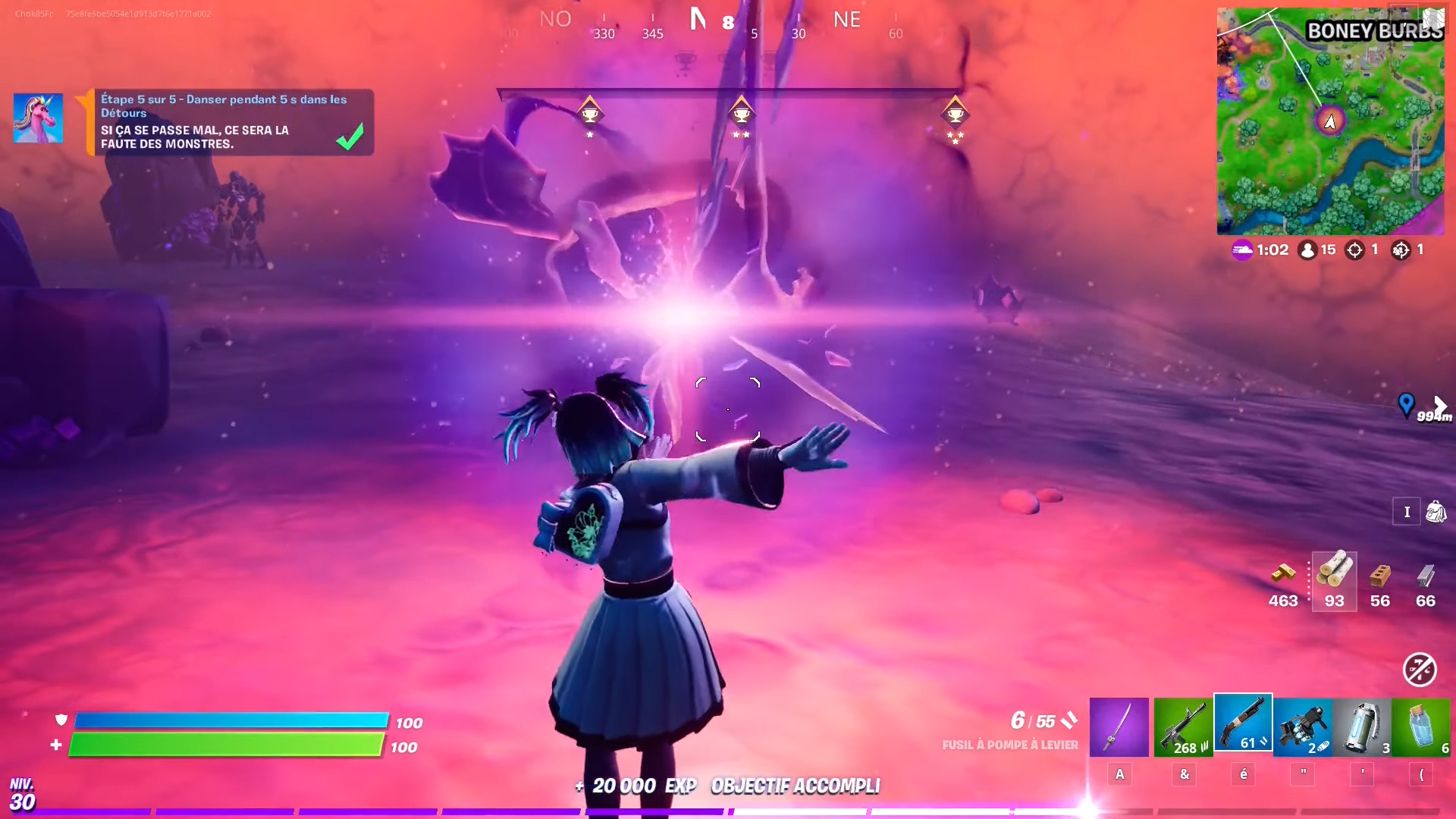 Danser dans les detours Fortnite, défis saison 8 - Breakflip