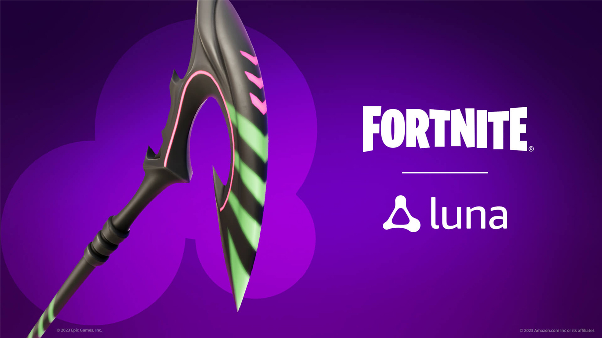 Pioche Tailleuse véloce Fortnite, comment l'avoir avec Amazon Luna