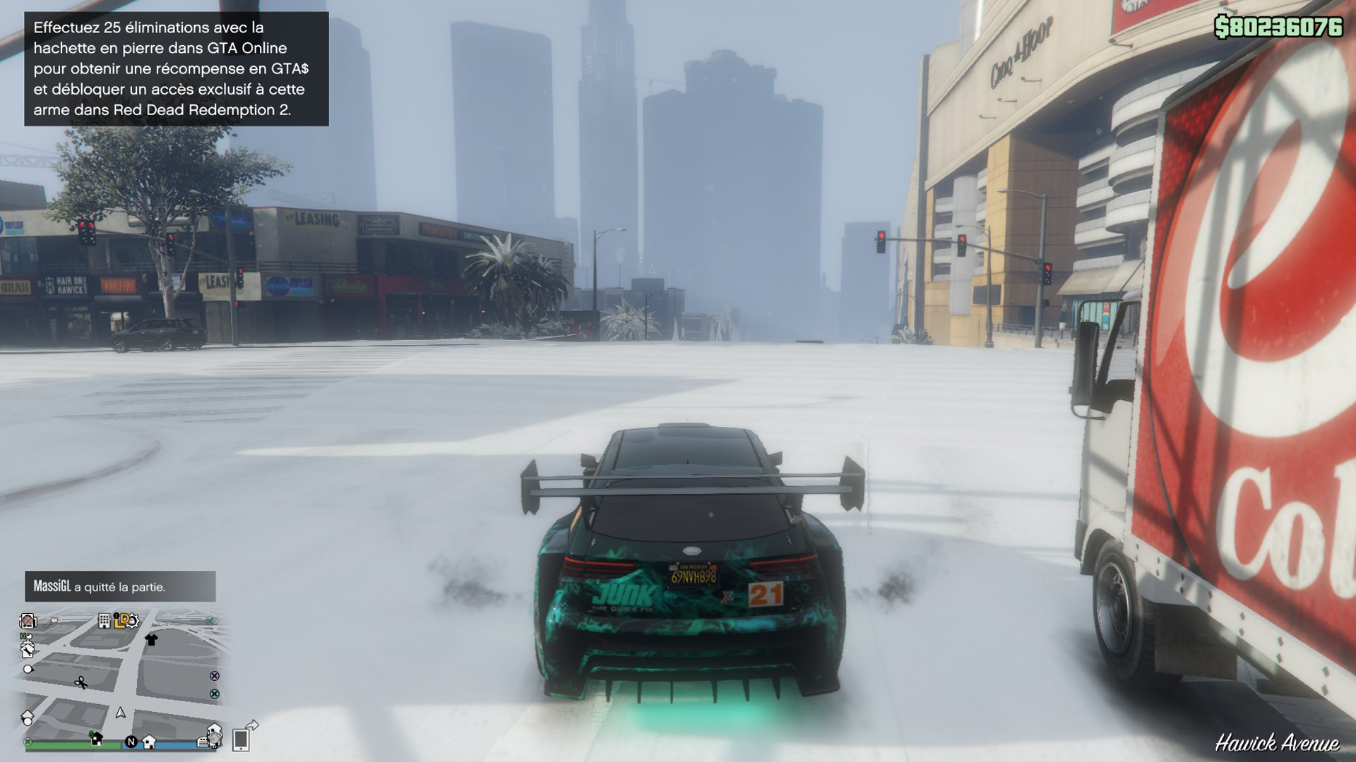 GTA 5 Map sous la neige, combien de temps estelle disponible ? Breakflip