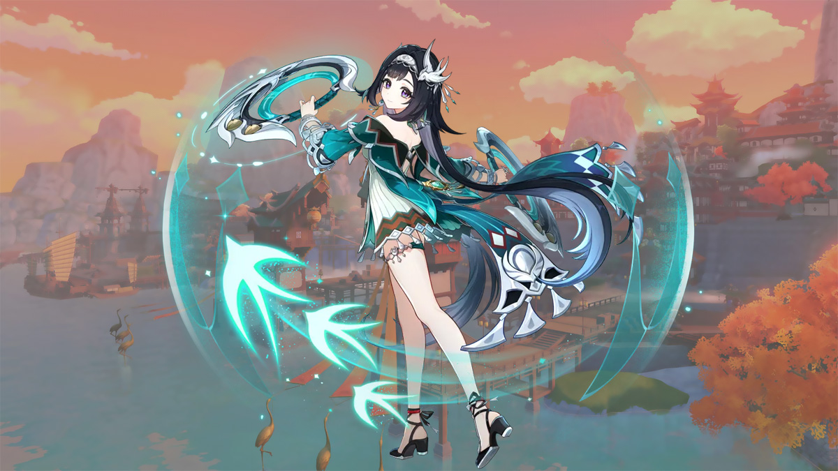 Lan Yan Genshin meilleur build avec armes, artéfacts, ordre des compétences et constellations