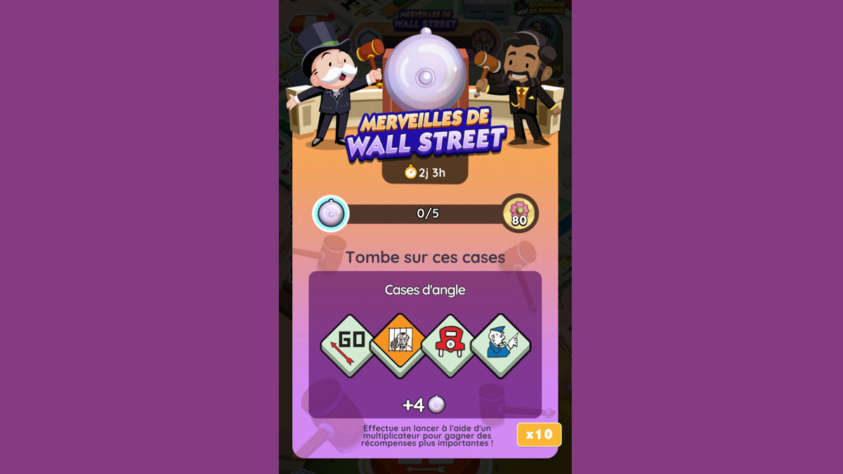 Merveilles de Wall Street Monopoly GO,
