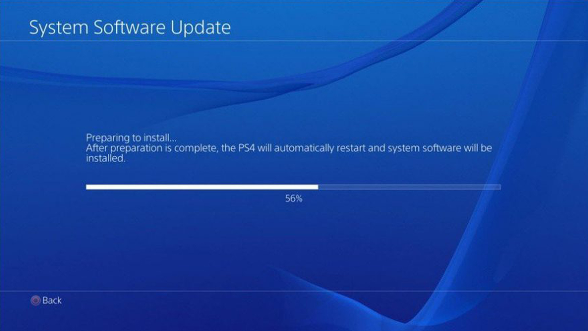 Pourquoi la copie du fichier de mise a jour PS4 est longue ? Breakflip