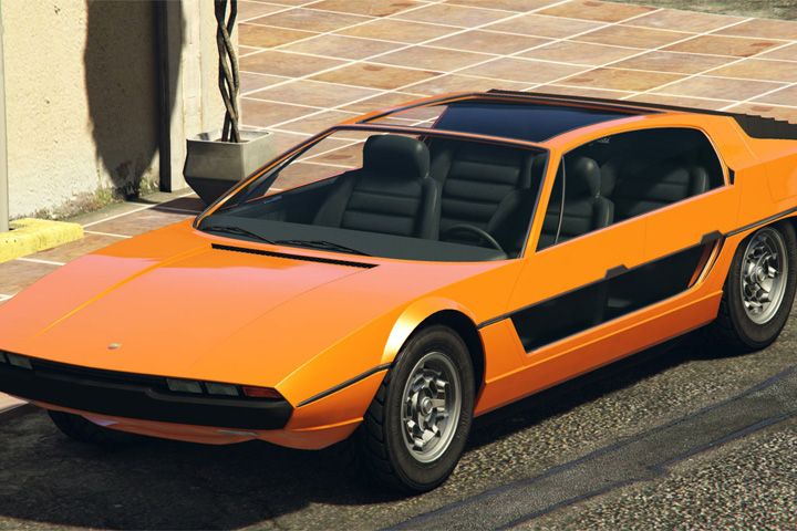 Pegassi Toreador sur GTA  5  Online la voiture du podium du 