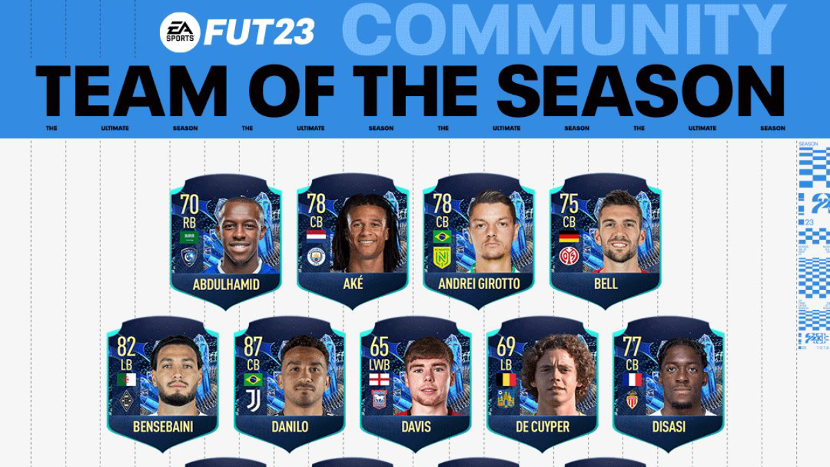 TOTS Community FIFA 23 date de sortie quand sort l #39 équipe de la saison TOTS Community FIFA 23 date de sortie quand sort l #39 équipe de la saison