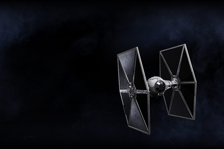 Star Wars Battlefront 2 : Le vaisseau chasseur Tie Fighter
