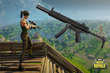 Fortnite : Arrivée de la Mitrailleuse silencieuse