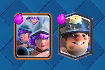 Clash Royale – Deck Trois Mousquetaires Mineur Arène 9