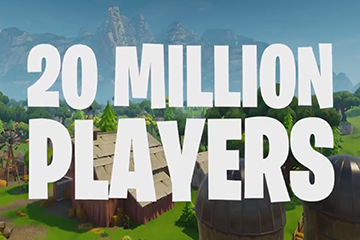 Fortnite : 20 millions de joueurs sur le Mode Battle Royale de Fortnite
