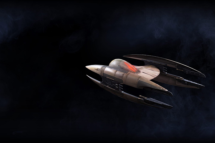 Star Wars Battlefront 2 : Le vaisseau chasseur Droïde Vautour