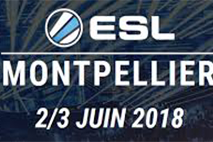 ESL Montpellier 2018, tournois et jeux présents