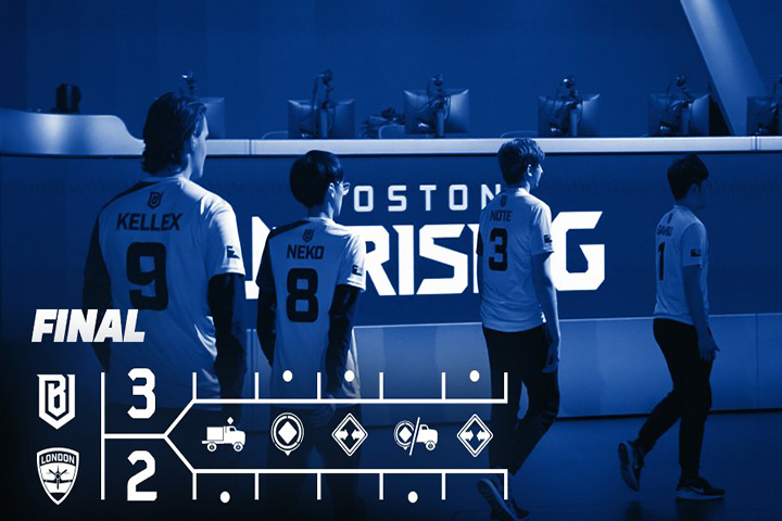 OW : Boston Uprising bat London Spitfire au sein de l’Overwatch League