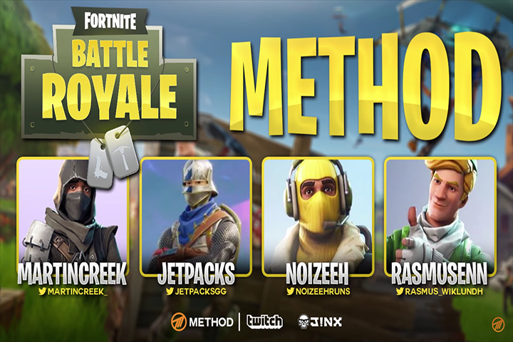 Fornite : Method présente son équipe