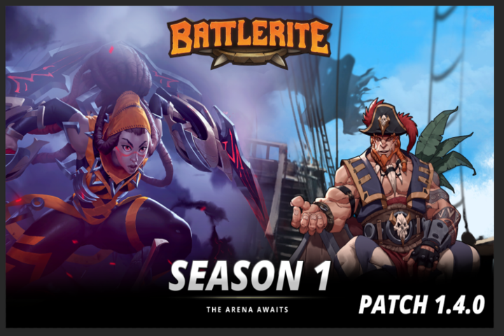 Battlerite : Notes du patch 1.4, début de la Saison 1
