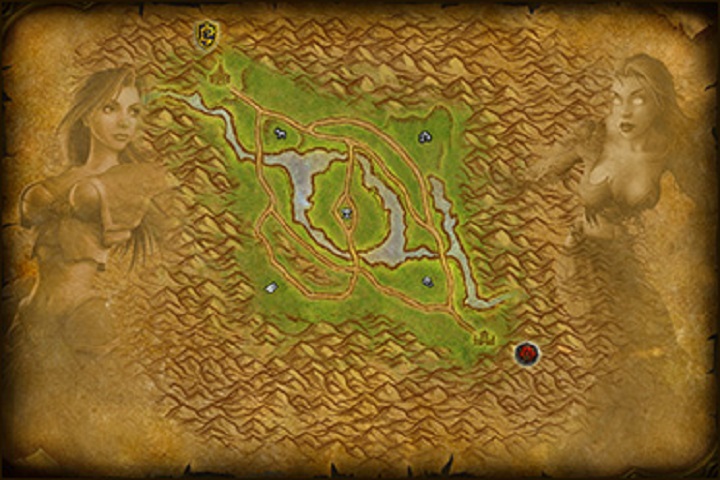 WoW : Bassin Arathi enneigé – Course aux points de ressource