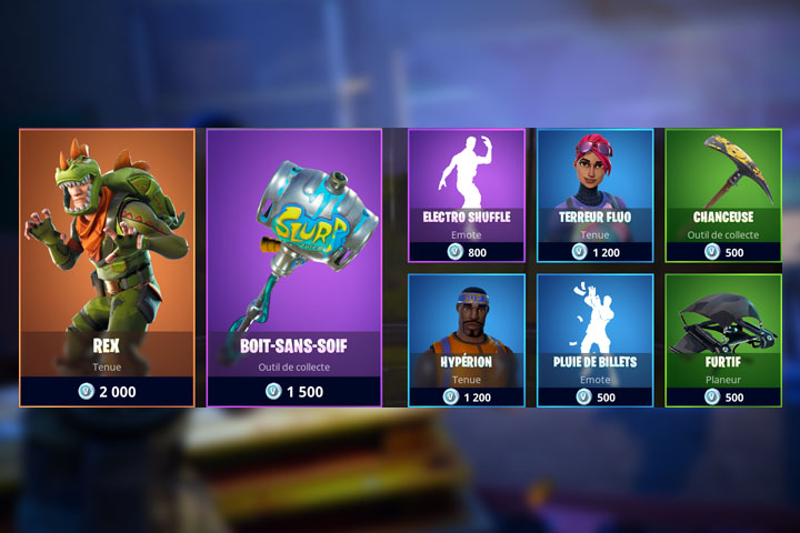 Boutique Fortnite 28 mars