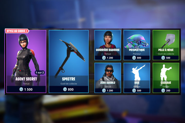 Boutique Fortnite 30 mars