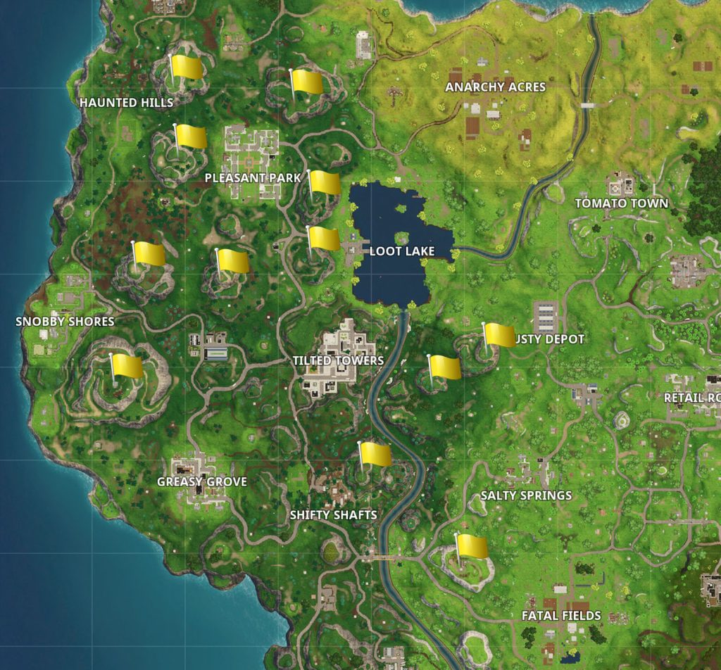 Fortnite : Escalader différents sommets