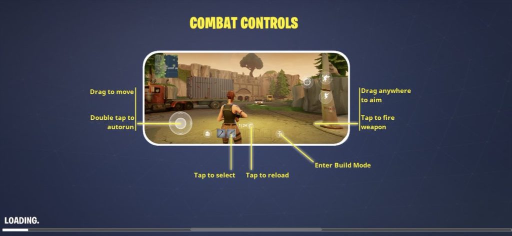 Fortnite : Comment contrôler son personnage sur mobile