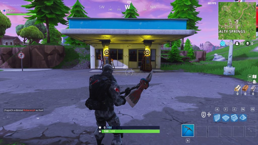 Fortnite : Stations-service sur la carte