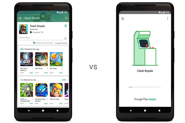 Clash Royale : Disponible sur Google Play Instant