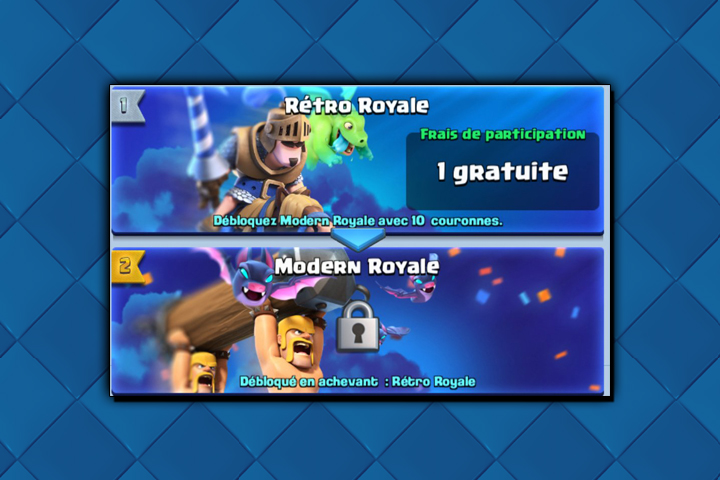 Clash Royale : Défis anniversaire, rétro royale et modern royale