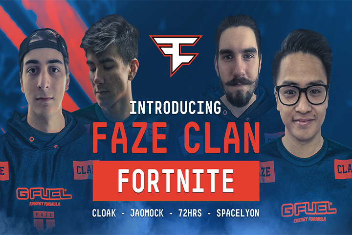 Fortnite : FaZe Clan dévoile sa line-up