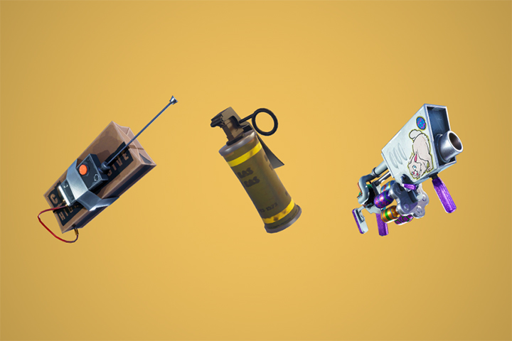 Fortnite : Gas Grenade, lanceur d’oeufs et C4