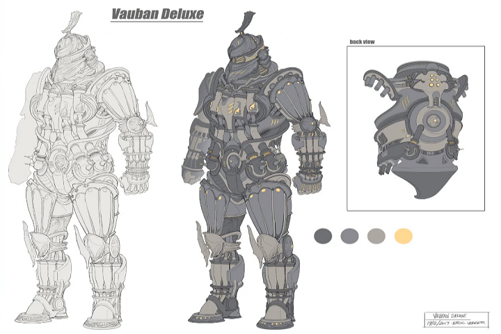 Warframe : Skin deluxe Vauban