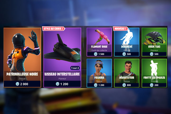 Danse Broky Brawks, boutique Fortnite 9 avril