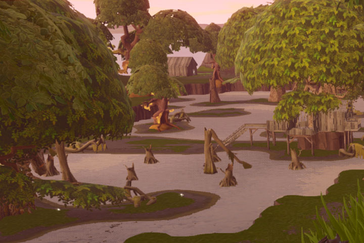 Fortnite : Suivre la carte au trésor trouvée à Moisty Mire