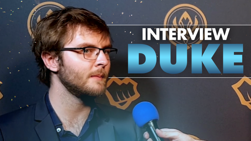 MSI 2018 : Duke interview « Mon objectif c’est d’être head coach l’année prochaine »