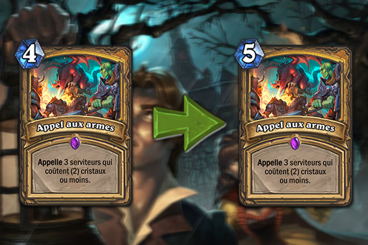 HS : Nerfs de cartes – mai 2018