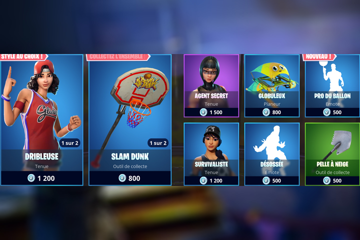 Boutique Fortnite 2 juin