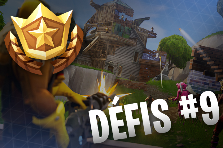 Défis semaine 9 Fortnite, passe de combat saison 4