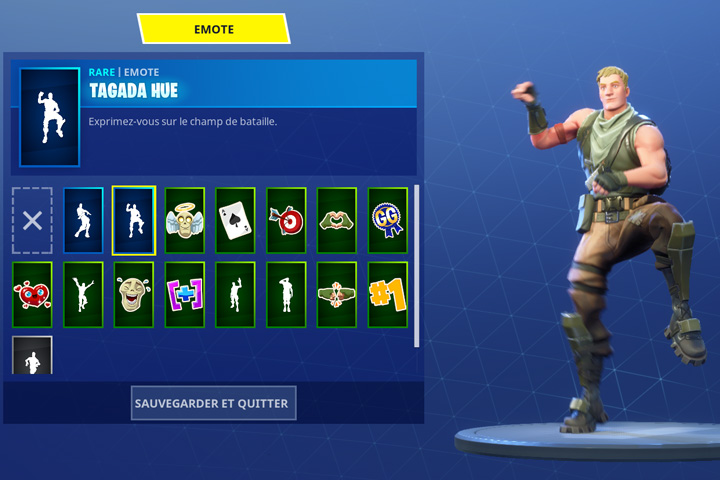 Fortnite : Ajout d’expressions faciales et d’émotions à certaines emotes
