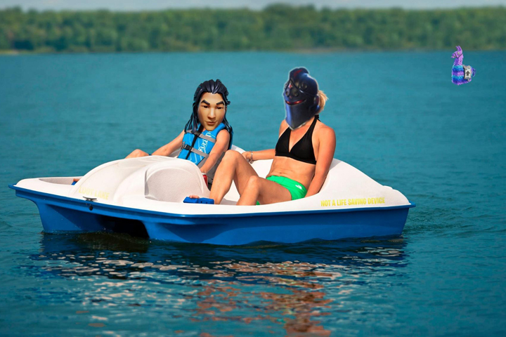 Fortnite : Pédalo, véhicule à Loot Lake – Fan concept