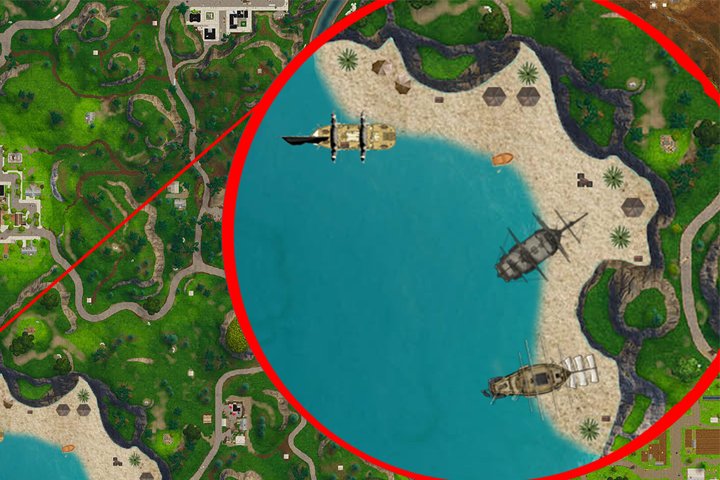 Fortnite : Pirates Paradise, nouvelle zone – fan concept