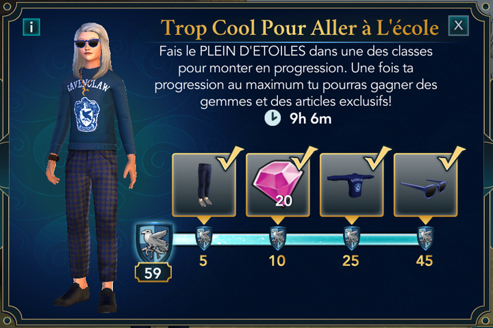 Harry Potter Hogwarts Mystery : Trop cool pour aller à l’école, événement spécial