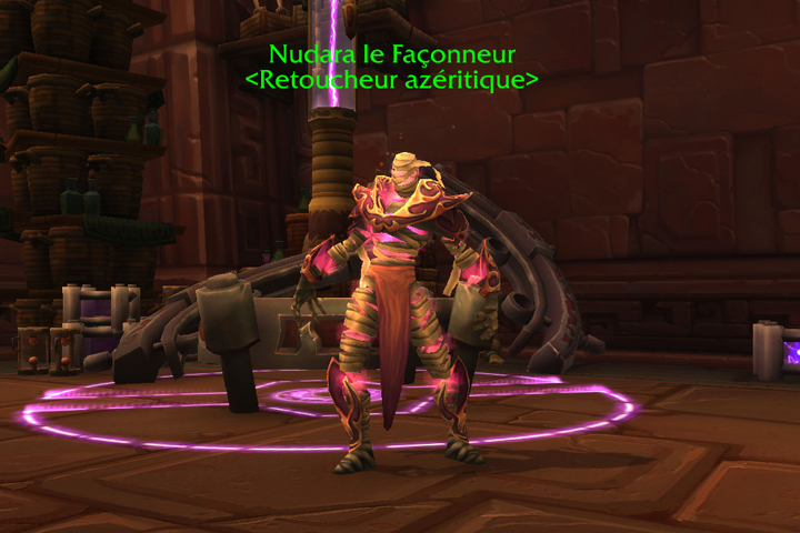 Battle for Azeroth : Retoucheur azéritique, nouveau PnJ à BfA