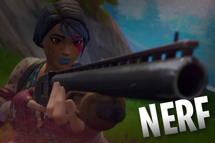 Fortnite : Nerf du double pompe et pistolet mitrailleur