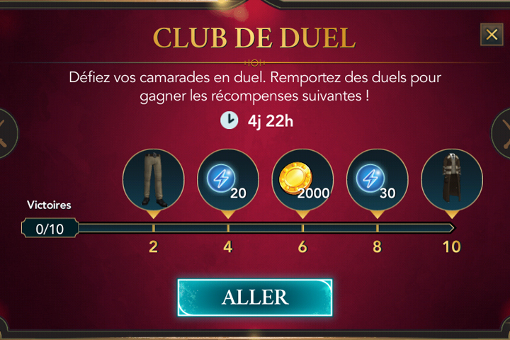 Harry Potter Hogwarts Mystery : Club de duel, retour de l’événement