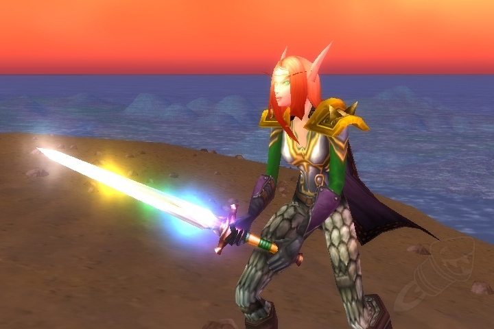 WoW : L’épée chromatique est de retour pour le prépatch de BfA