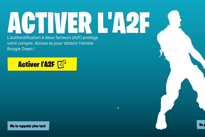 Fortnite : Qu’est-ce que l’A2F, authentification à deux facteurs
