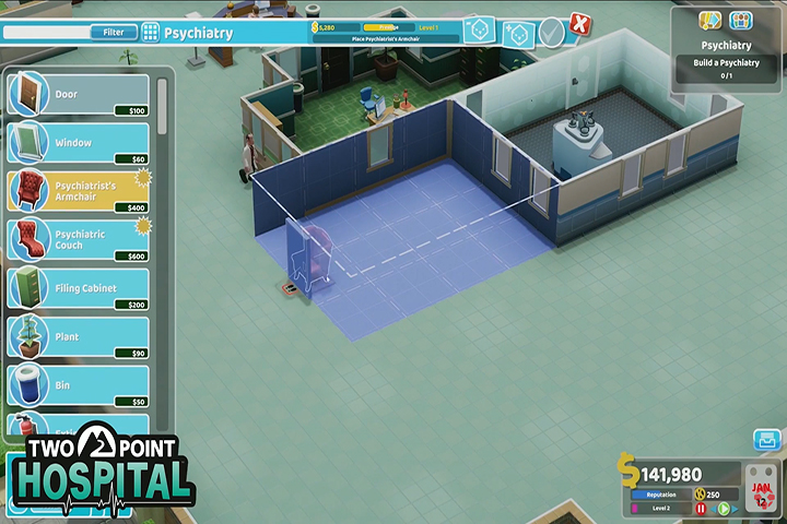 Two Point Hospital : Vidéo gameplay