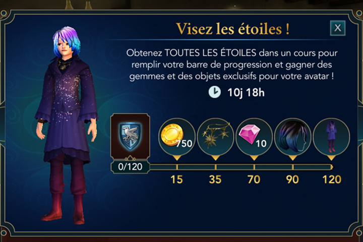 Harry Potter Hogwarts Mystery : Visez les étoiles, nouvel événement