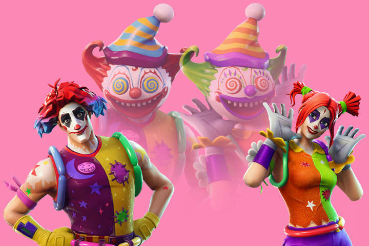 Fortnite : Nouveaux skins et skins clowns pour le patch 5.41, planeur, sac
