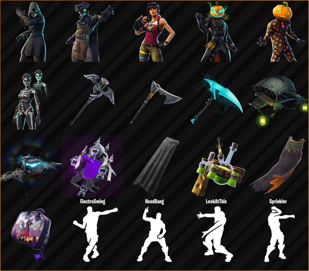 Fortnite : Nouveaux skins au patch 6.02, mercredi 10 octobre