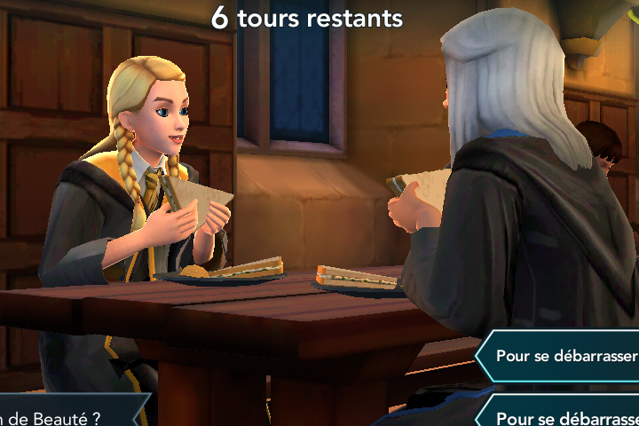 Plannifiez votre potion de beauté avec Penny, quatrième année, Harry Potter Hogwarts Mystery